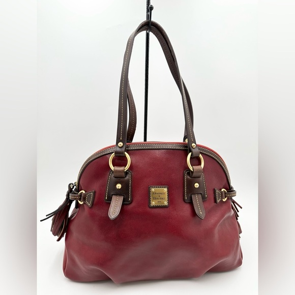 Dooney Bourke Florentine Toledo Leather Domed Tote Shoulder Bag - Picture 1 of 16